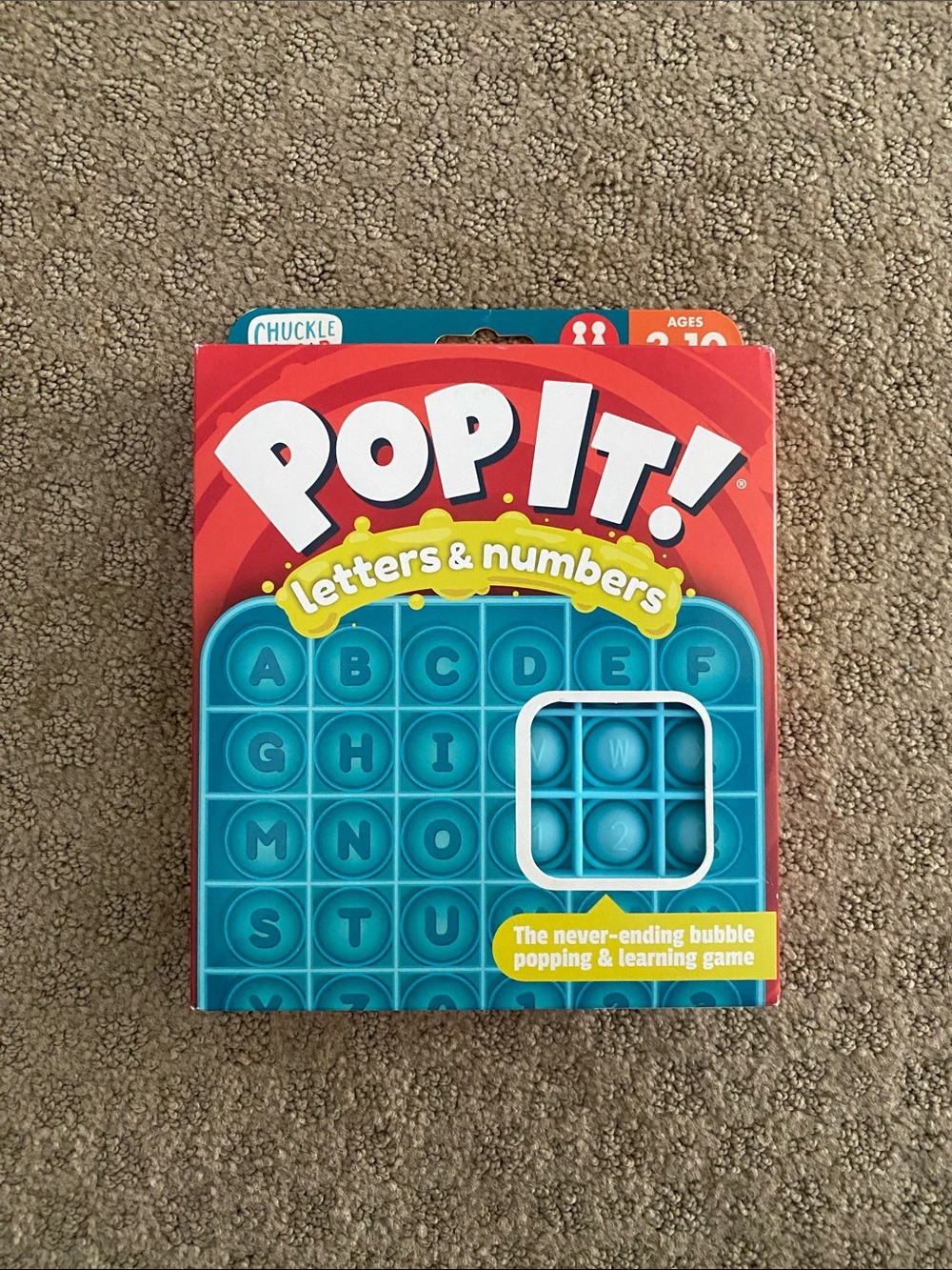 Pop It! Letters & Numbers